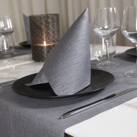 JACK ardesia Runner 120x40 ( grigio scuro, antracite )