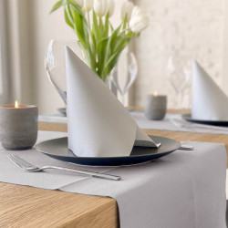 Tinta Unita Perla Tovagliolo 40x40 ( grigio chiaro )