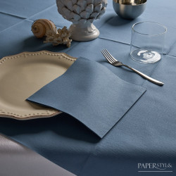 Tinta Unita Avio Tovagliolo 40x40 ( blu carta da zucchero )