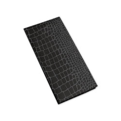 Croko Ardesia (grigio scuro, antracite) Tovagliolo 40x44 piega verticale