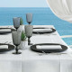 Croko Bianco Tovaglia 120x120 Croko Bianco Tovaglia 120x120
