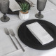 Croko Bianco Tovaglia 120x120 Croko Bianco Tovaglia 120x120
