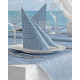 GRETA Blue Tovaglia 100x100 GRETA Blue Tovaglia 100x100