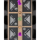 PACO Nero 4 Veli Cellulosa Touch Goffrata Tovagliolo 40x40 PACO Nero 4 Veli Cellulosa Touch Goffrata Tovagliolo 40x40