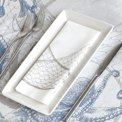 PESCATORA Tovagliolo 40x44 piega verticale PESCATORA Tovagliolo 40x44 piega verticale