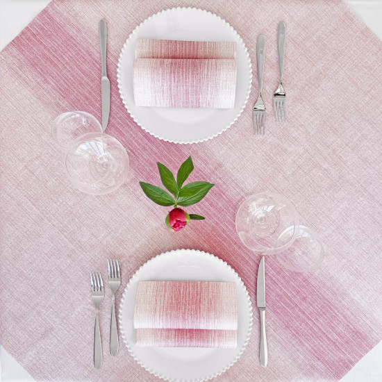 SFUMO Bordeaux Tovaglia 100x100 da 100 pz ( rosa )