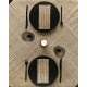 STRIA Natural Tovaglia 100x100 (nocciola) STRIA Natural Tovaglia 100x100 (nocciola)