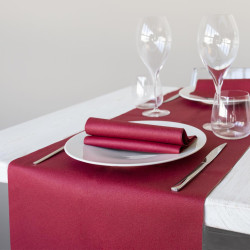 Tinta Unita Bordeaux Rotolo Roll Runner 40x120 Tinta Unita Bordeaux Rotolo Roll Runner 40x120