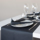 Tinta Unita Nero Rotolo Roll Runner 40x120 Tinta Unita Nero Rotolo Roll Runner 40x120
