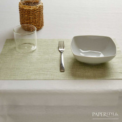 BRIGITTE VERDE Tovaglietta Sottile 30x50 BRIGITTE VERDE Tovaglietta Sottile 30x50