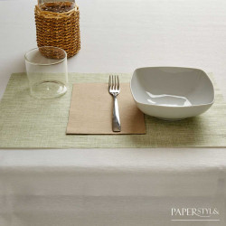 BRIGITTE VERDE Tovaglietta Sottile 30x50 BRIGITTE VERDE Tovaglietta Sottile 30x50