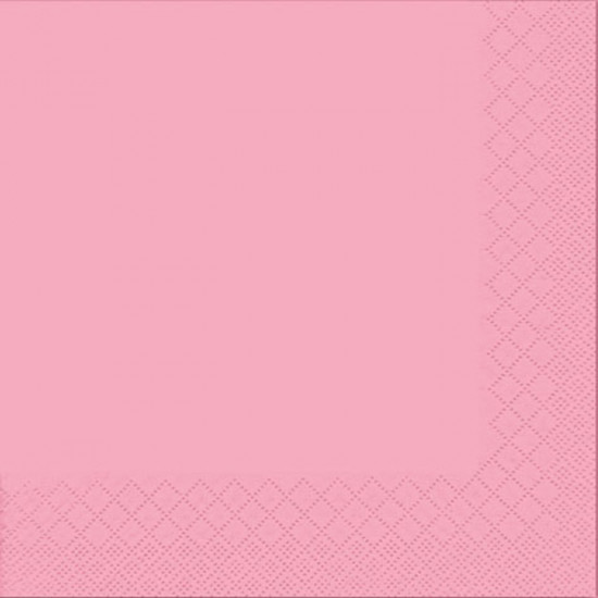 Due Veli Cellulosa Rosa con Goffratura Tovagliolo 40x40