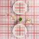 Gourmet Rosso Tovaglia 100x100 Gourmet Rosso Tovaglia 100x100
