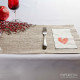 Passion Touch bianco con cuore Tovagliolo 40x24 - 4 veli cellulosa Passion Touch bianco con cuore Tovagliolo 40x24 - 4 veli cellulosa